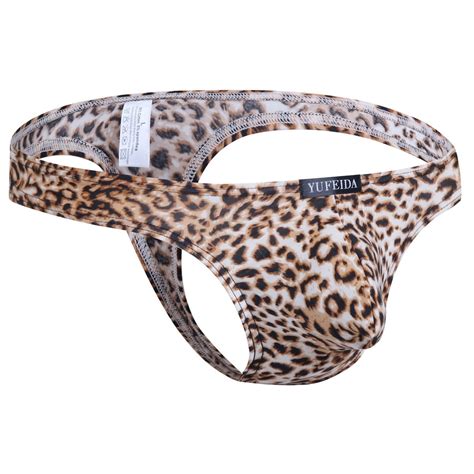 Felix Men’s Thong in Cheetah Velvet – Bonded Apparel.